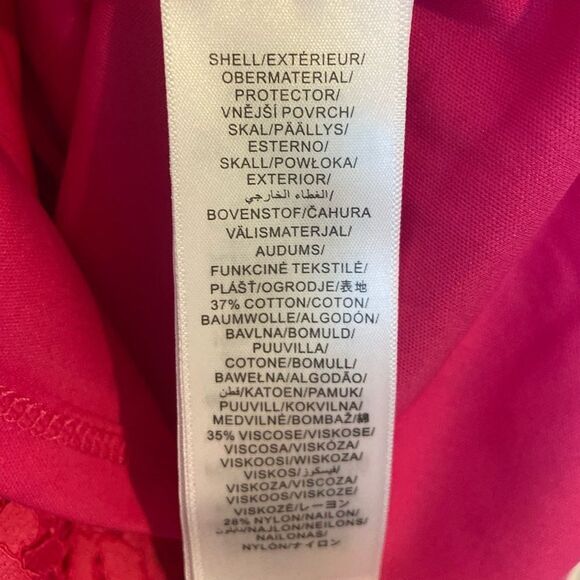 NWT Adrianna Papell LACE TUXEDO DRESS WITH FAUX WRAP DETAILS IN PETUNIA pink 10 - Picture 13 of 16